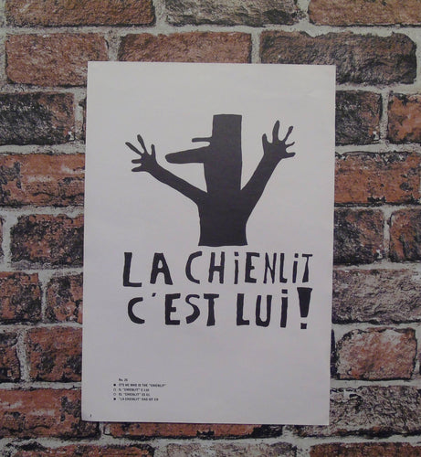 Vintage Atelier Populaire Poster Print: la chienlit c'est lui