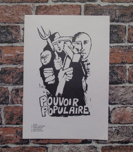 Atelier Populaire Poster Print: Pouvoir Populaire