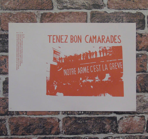 Vintage Atelier Populaire Poster Print: tenez bon camarades