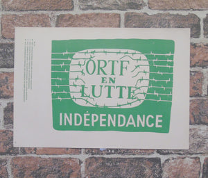 Atelier Populaire Poster Print: ortf en lutte independance