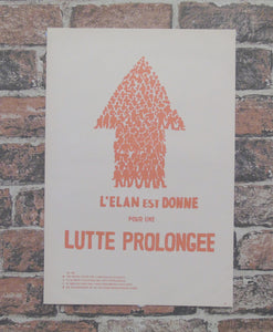 Vintage Atelier Populaire Poster Print: solidarite avec les marins pecheurs