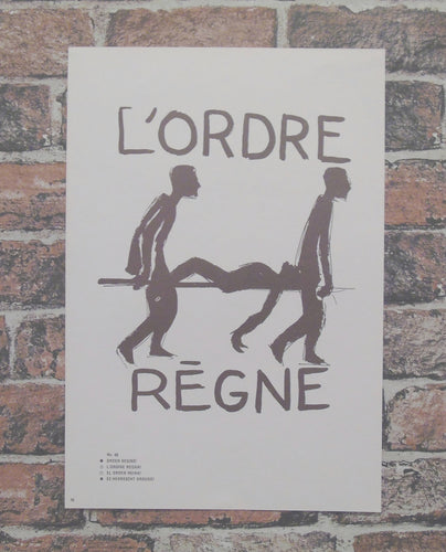 Atelier Populaire Poster Print: l'ordre regne