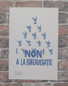 Atelier Populaire Poster Print: non a la bureaucratie