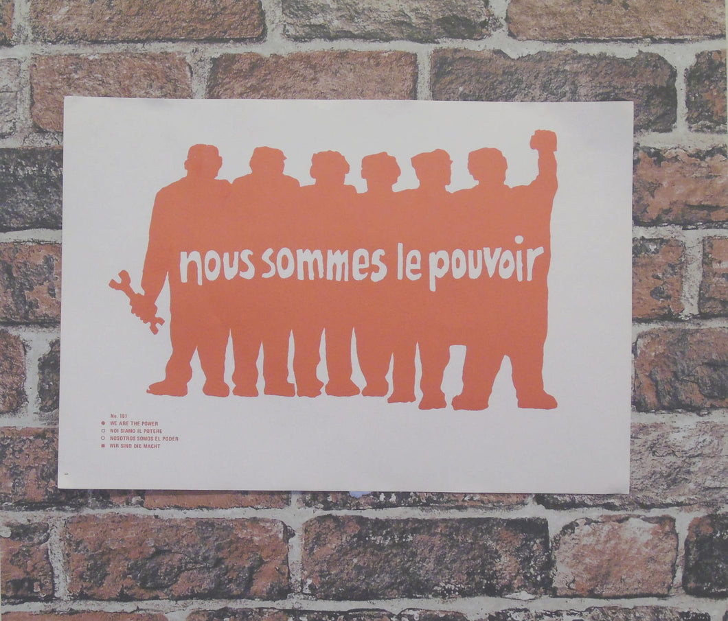 Atelier Populaire Poster Print: nous sommes le pouvoir