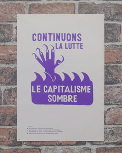 Atelier Populaire Poster Print: le capitalisme sombre