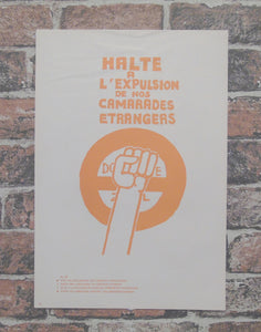 Atelier Populaire Poster Print: halte l'expulsion