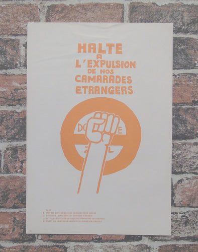 Vintage Atelier Populaire Poster Print: halte l'expulsion