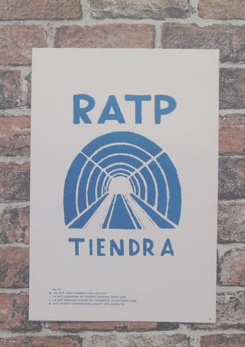 Vintage Atelier Populaire Poster Print: RATP  tiendra